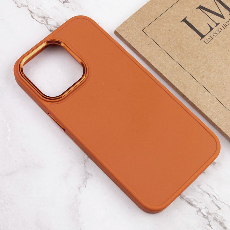 TPU чохол Bonbon Metal Style для Apple iPhone 13 Pro Max (6.7") Помаранчевий / Papaya