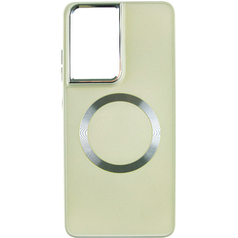 TPU чохол Bonbon Metal Style with Magnetic Fit для Samsung Galaxy S23 Ultra Білий / White