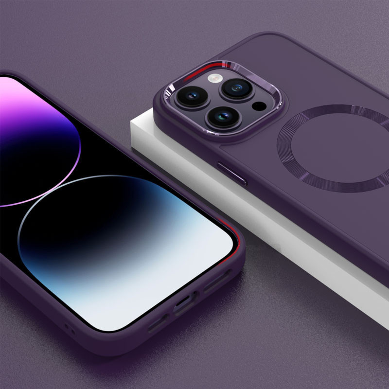 TPU чохол Bonbon Metal Style with Magnetic Fit для Apple iPhone 16 Pro (6.3")