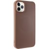 TPU чохол Carbon Protective with Magnetic Fit для Apple iPhone 12 Pro / 12 (6.1") Coffee