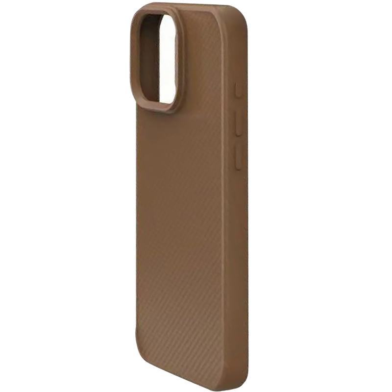 TPU чохол Carbon Protective with Magnetic Fit для Apple iPhone 14 Pro (6.1") Coffee