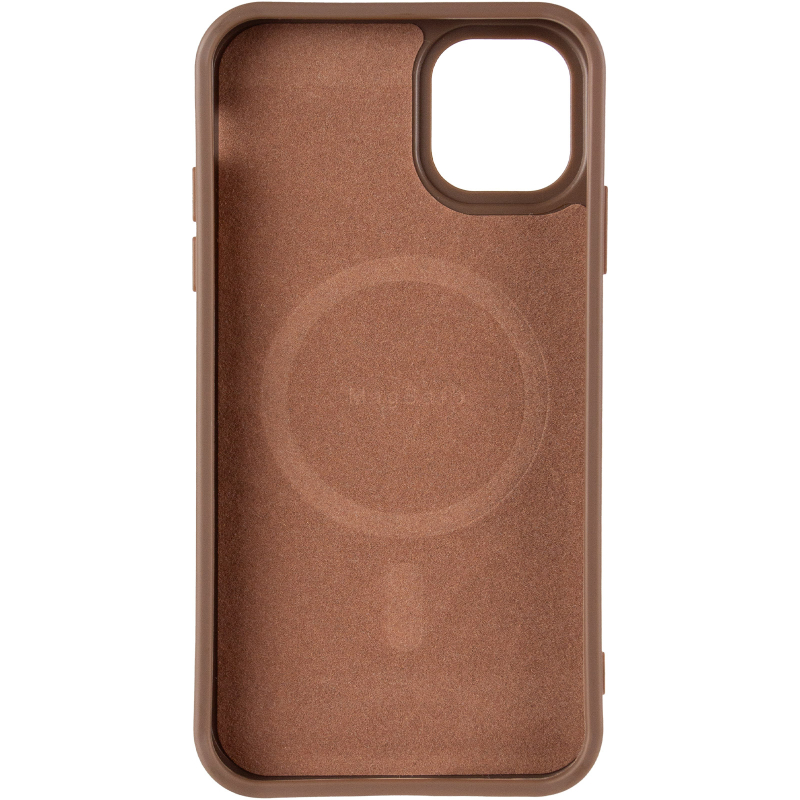 TPU чохол Carbon Protective with Magnetic Fit для Apple iPhone 12 Pro / 12 (6.1") Coffee