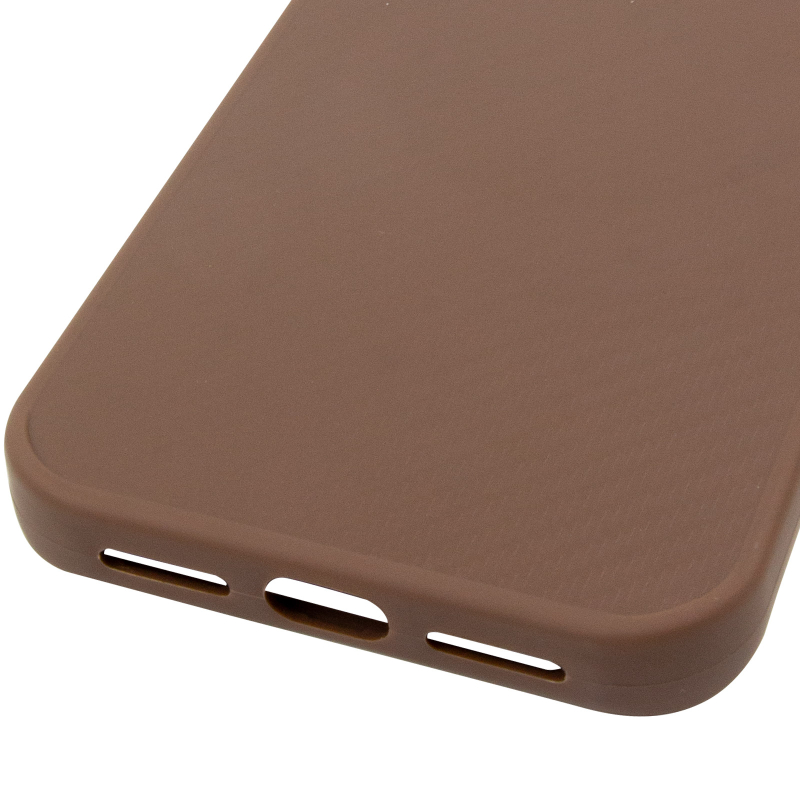 TPU чохол Carbon Protective with Magnetic Fit для Apple iPhone 12 Pro / 12 (6.1") Coffee