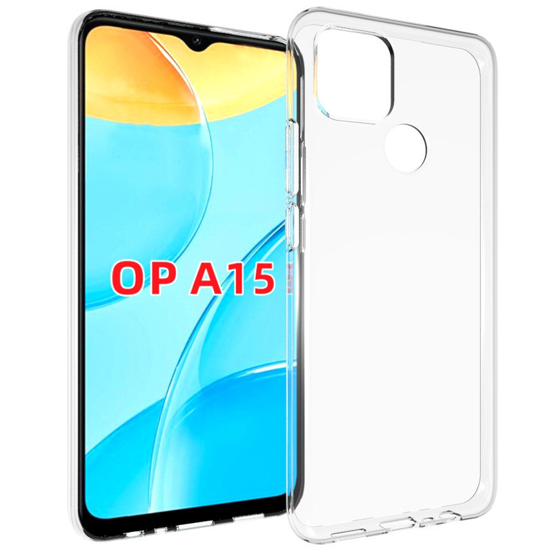 TPU чохол Epic Transparent 1,5mm для Oppo A15s / A15 Безбарвний (прозорий)