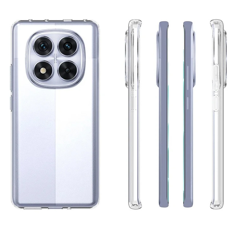 TPU чохол Epic Transparent 1,5mm для Xiaomi Redmi Note 14 Pro 4G Безбарвний (прозорий)