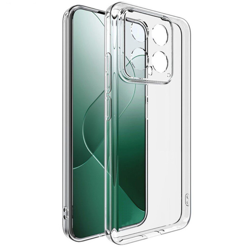 TPU чохол Epic Transparent 1,5mm Full Camera для Xiaomi 14 Pro Безбарвний (прозорий)