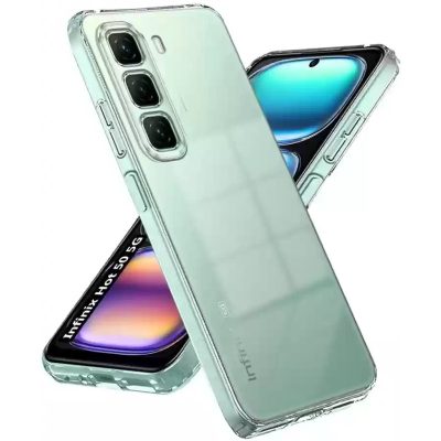 TPU чохол Epic Transparent 1,5mm Full Camera для Infinix Hot 50 Pro Безбарвний (прозорий)