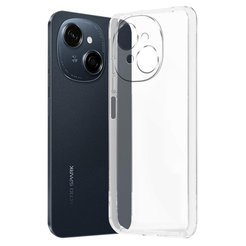 TPU чохол Epic Transparent 1,5mm Full Camera для TECNO Spark Go 1 (KL4) Безбарвний (прозорий)