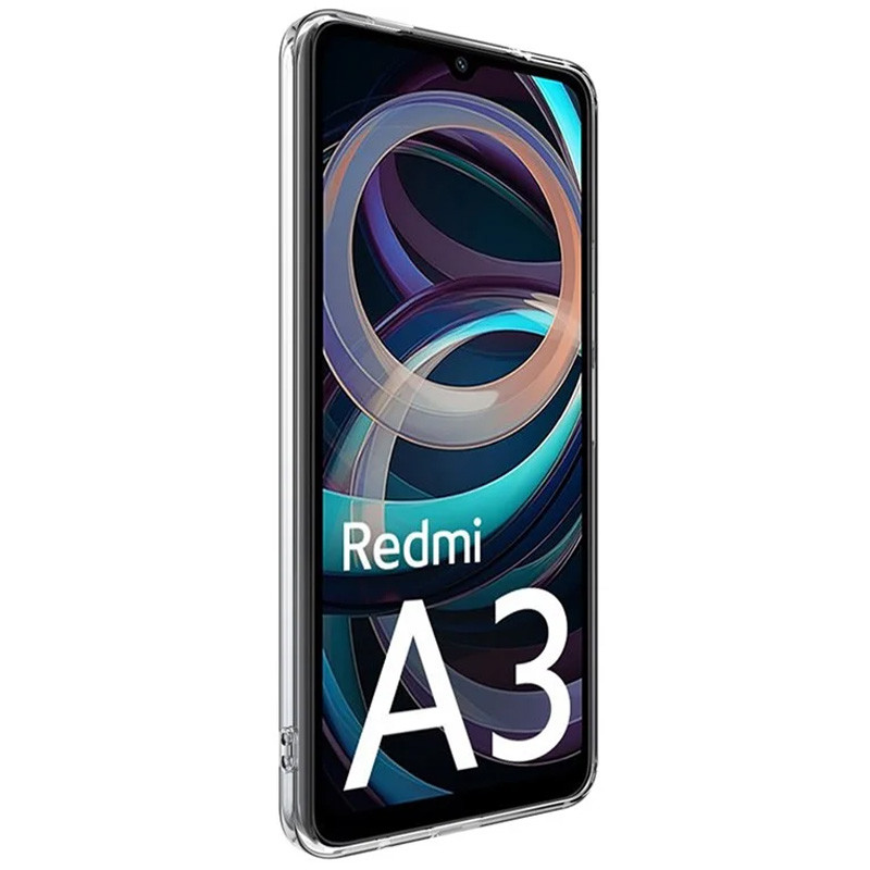 TPU чохол Epic Transparent 1,5mm Full Camera для Xiaomi Redmi A3 Безбарвний (прозорий)