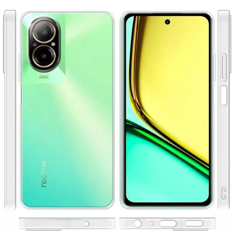 TPU чохол Epic Transparent 1,5mm Full Camera для Realme C67 4G Безбарвний (прозорий)