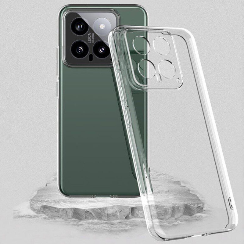 TPU чохол Epic Transparent 1,5mm Full Camera для Xiaomi 14 Pro Безбарвний (прозорий)