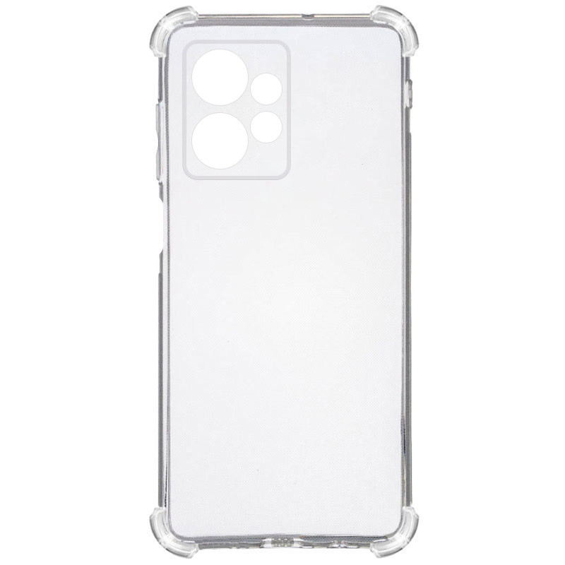 TPU чохол GETMAN Ease logo посилені кути Full Camera для Xiaomi Redmi Note 13 4G Безбарвний (прозорий)