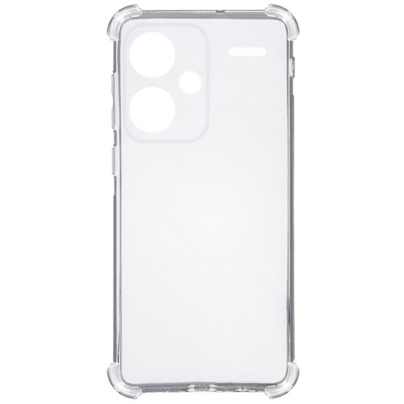 TPU чохол GETMAN Ease logo посилені кути Full Camera для Xiaomi Redmi Note 13 Pro + Безбарвний (прозорий)