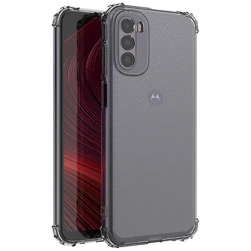 TPU чохол GETMAN Ease logo посилені кути Full Camera для Motorola Moto G41 Безбарвний (прозорий)