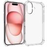TPU чохол GETMAN Ease logo посилені кути для Apple iPhone 16 Plus (6.7") Безбарвний (прозорий)