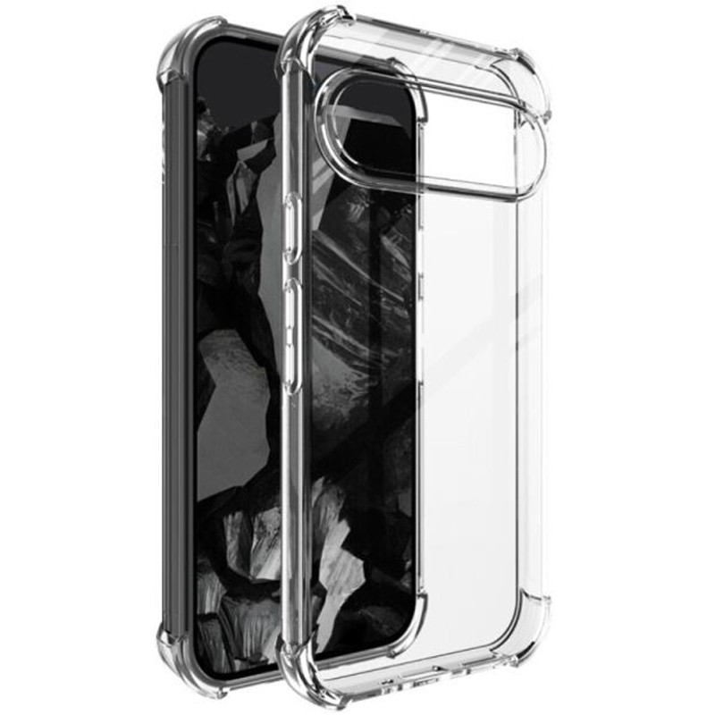 TPU чохол GETMAN Ease logo посилені кути для Google Pixel 9 / 9 Pro Безбарвний (прозорий)