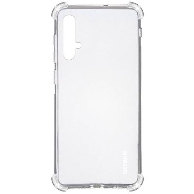 TPU чохол GETMAN Ease logo посилені кути для Huawei Honor 20 / Nova 5T Безбарвний (прозорий)