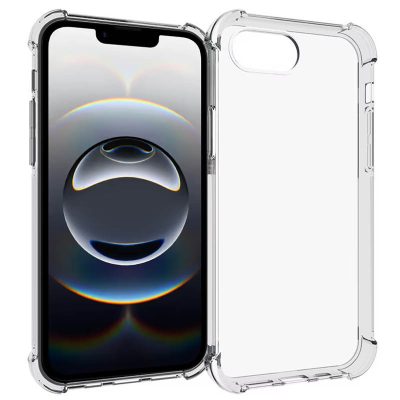 TPU чохол GETMAN Ease logo посилені кути для Apple iPhone 16e / 17e (6.1") Безбарвний (прозорий)