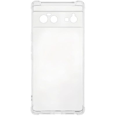 TPU чохол GETMAN Ease logo посилені кути Full Camera для Google Pixel 6 Безбарвний (прозорий)