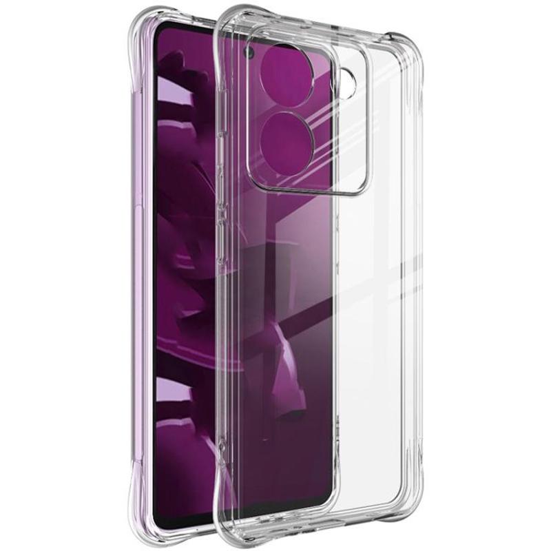 TPU чохол GETMAN Ease logo посилені кути Full Camera для Xiaomi Poco M7 Pro 5G Безбарвний (прозорий)