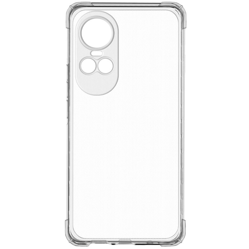 TPU чохол GETMAN Ease logo посилені кути Full Camera для Oppo Reno 10 / 10 Pro Безбарвний (прозорий)