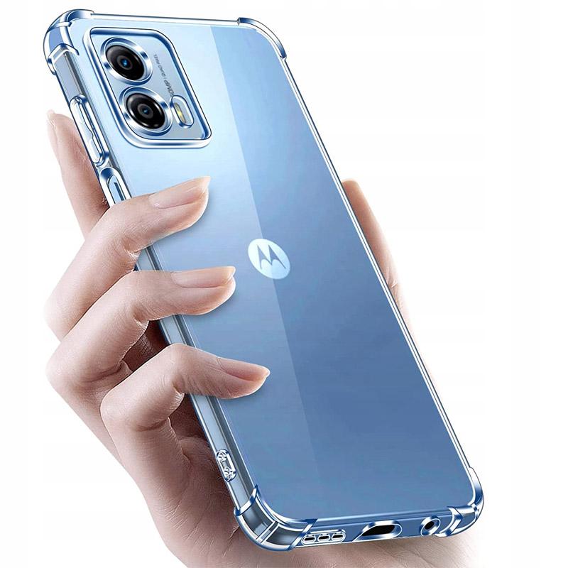 TPU чохол GETMAN Ease logo посилені кути Full Camera для Motorola Moto G24 Безбарвний (прозорий)