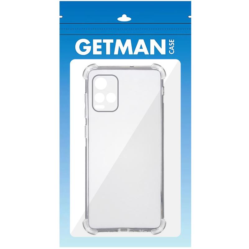 TPU чохол GETMAN Ease logo посилені кути Full Camera для Vivo Y21 / Y33s Безбарвний (прозорий)
