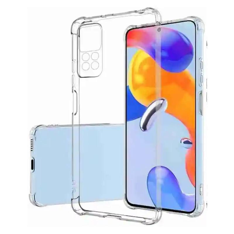 TPU чохол GETMAN Ease logo посилені кути Full Camera для Xiaomi Redmi Note 11 (Global) / Note 11S Безбарвний (прозорий)
