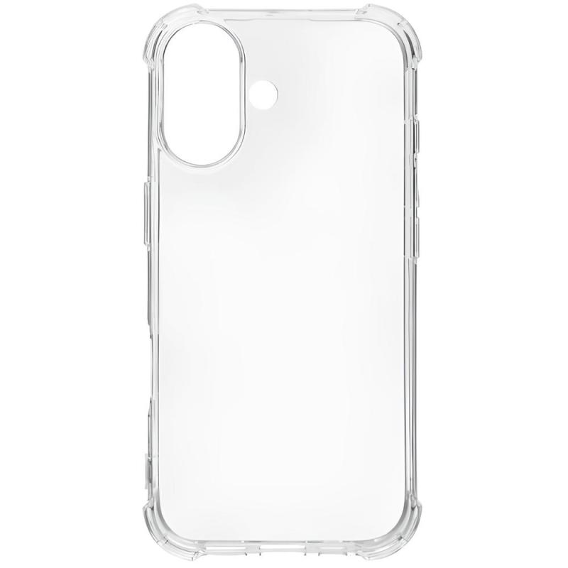 TPU чохол GETMAN Ease logo посилені кути для Apple iPhone 17 (6.3") Безбарвний (прозорий)