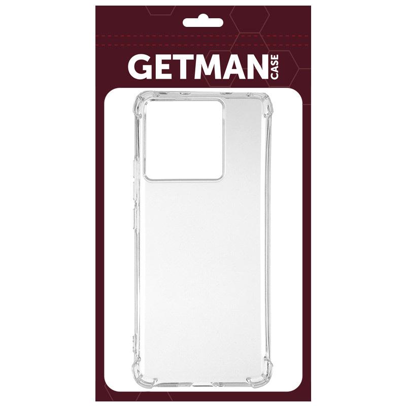 TPU чохол GETMAN Ease logo посилені кути для Xiaomi 17 Pro Безбарвний (прозорий)