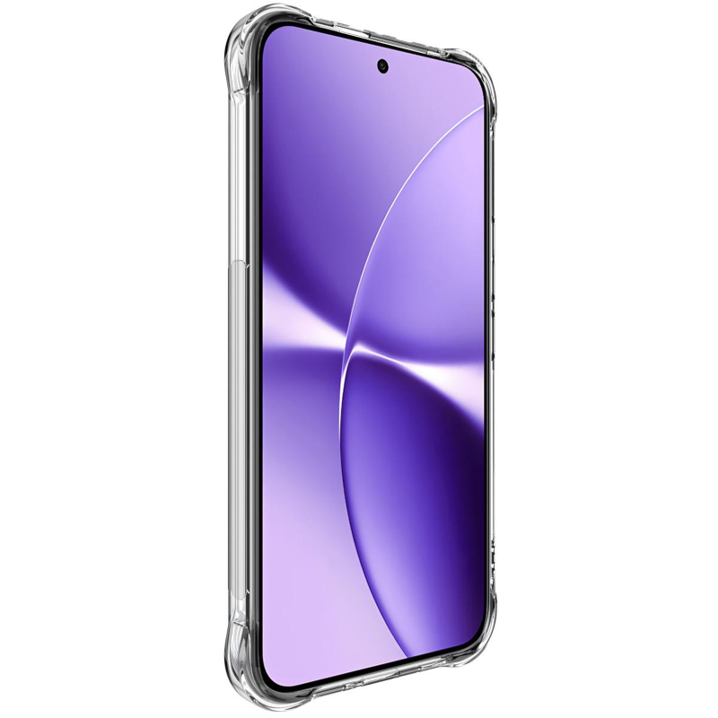 TPU чохол GETMAN Ease logo посилені кути Full Camera для Xiaomi Poco X8 Pro Max Безбарвний (прозорий)