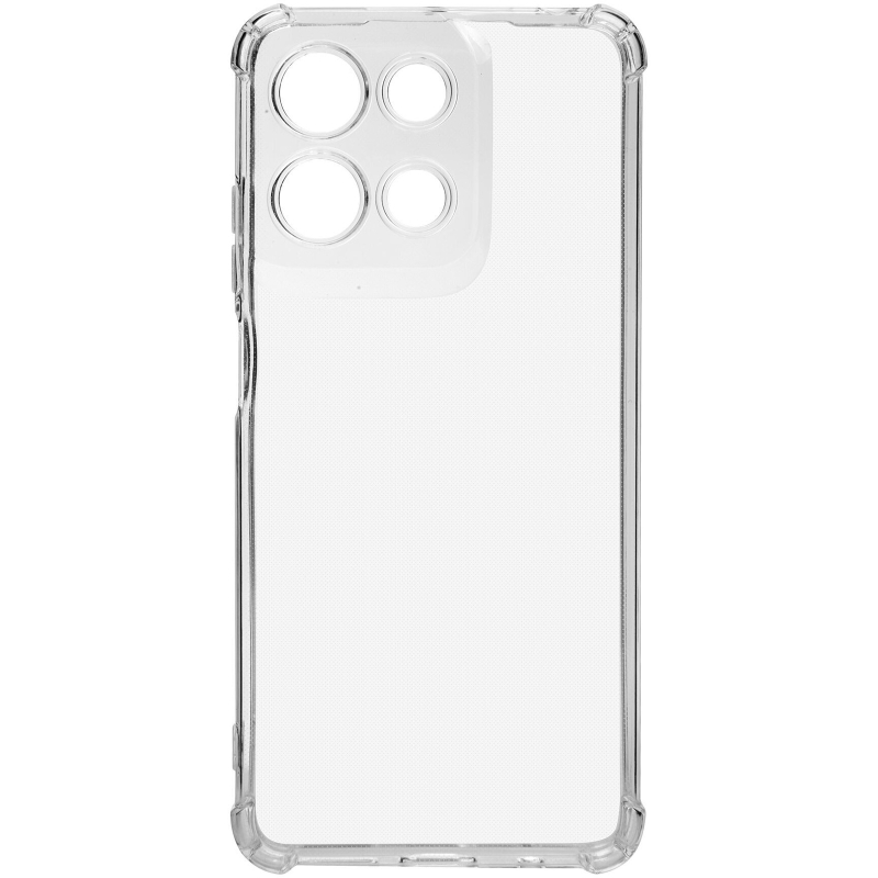 TPU чохол GETMAN Ease logo посилені кути Full Camera для Motorola Moto G17 Безбарвний (прозорий)