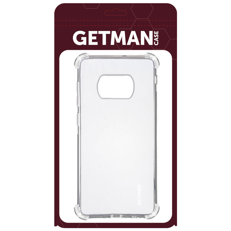 TPU чохол GETMAN Ease logo посилені кути для Xiaomi Poco X3 NFC / Poco X3 Pro Безбарвний (прозорий)