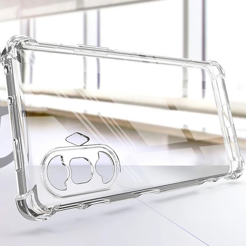 TPU чохол GETMAN Ease logo посилені кути Full Camera для Xiaomi Redmi K40/K40 Pro/K40 Pro + /Poco F3 Безбарвний (прозорий)
