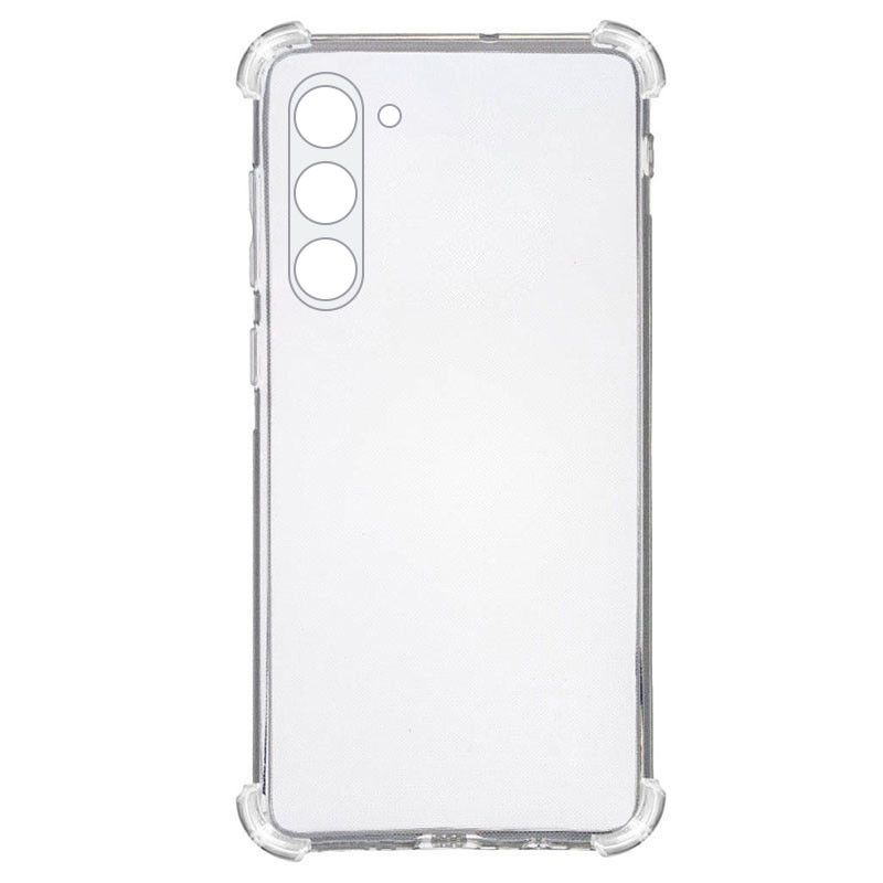 TPU чохол GETMAN Ease logo посилені кути Full Camera для Samsung Galaxy S23 Безбарвний (прозорий)