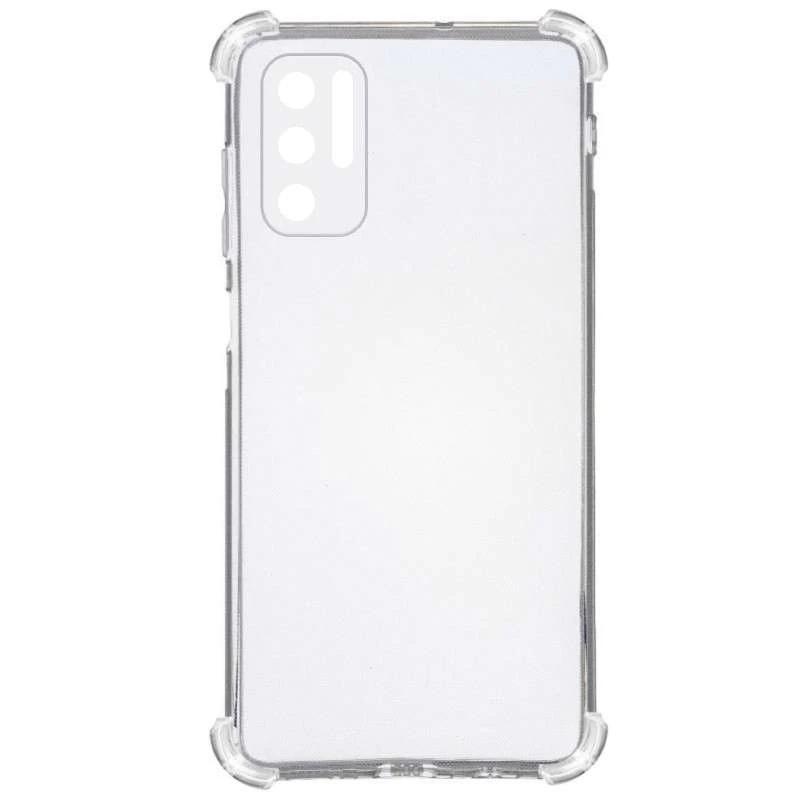 TPU чохол GETMAN Ease logo посилені кути Full Camera для Xiaomi Redmi Note 10 5G / Poco M3 Pro Безбарвний (прозорий)