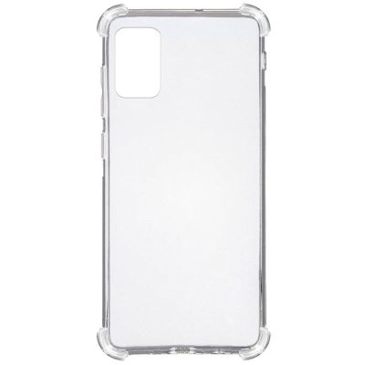 TPU чохол GETMAN Ease logo посилені кути для Samsung Galaxy A71 Безбарвний (прозорий)
