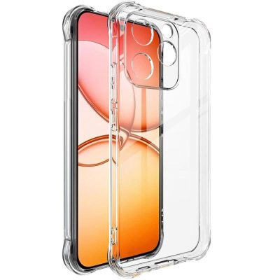 TPU чохол GETMAN Ease logo посилені кути Full Camera для Realme 15T Безбарвний (прозорий)