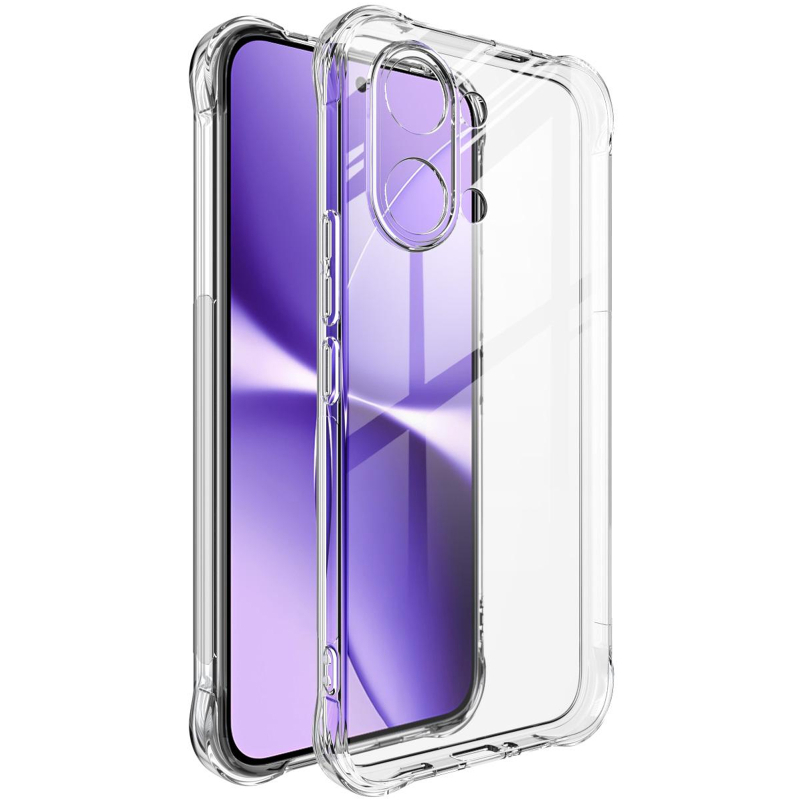 TPU чохол GETMAN Ease logo посилені кути Full Camera для Xiaomi Poco X8 Pro Max Безбарвний (прозорий)
