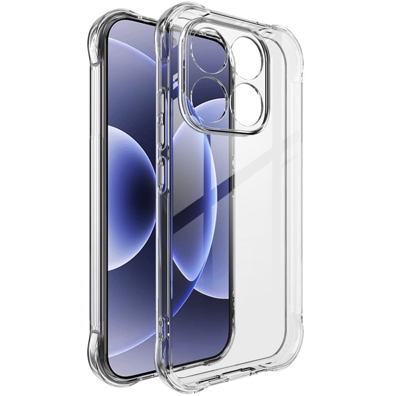 TPU чохол GETMAN Ease logo посилені кути Full Camera для Xiaomi Redmi 17 Безбарвний (прозорий)