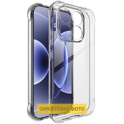 TPU чохол GETMAN Ease logo посилені кути Full Camera для Xiaomi Redmi Note 17 Pro Max Безбарвний (прозорий)