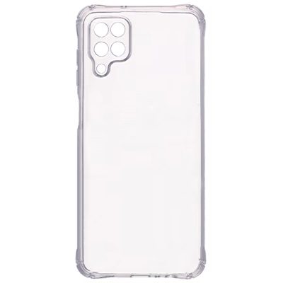 TPU чохол GETMAN Ease logo посилені кути Full Camera для Samsung Galaxy A12 / M12 Безбарвний (прозорий)