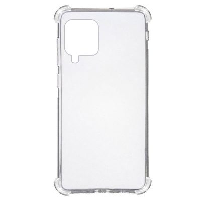 TPU чохол GETMAN Ease logo посилені кути для Samsung Galaxy A12 / M12 Безбарвний (прозорий)