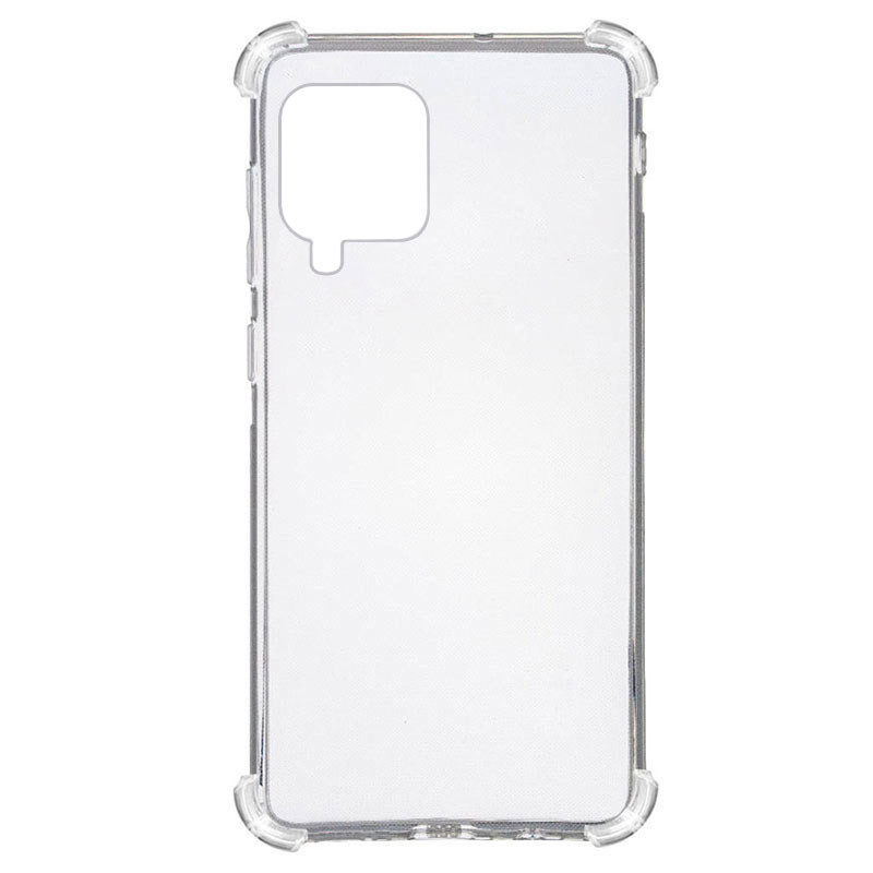 TPU чохол GETMAN Ease logo посилені кути для Samsung Galaxy A12 / M12 Безбарвний (прозорий)