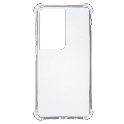 TPU чохол GETMAN Ease logo посилені кути для Samsung Galaxy S21 Ultra Безбарвний (прозорий)