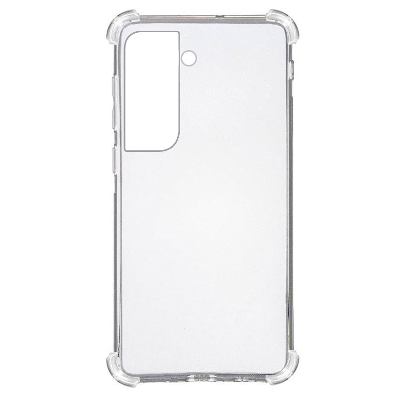 TPU чохол GETMAN Ease logo посилені кути для Samsung Galaxy S21 + Безбарвний (прозорий)