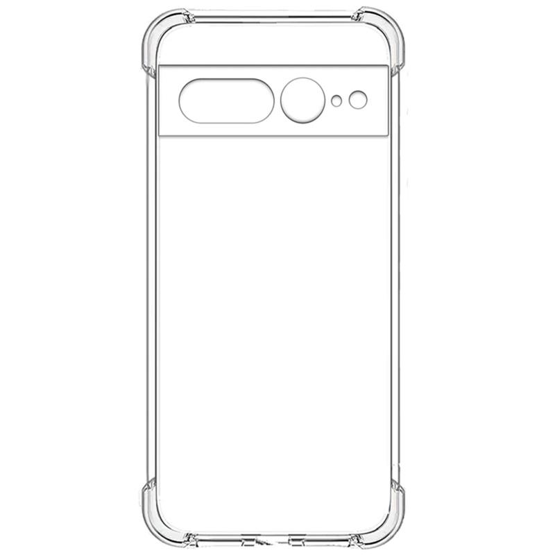 TPU чохол GETMAN Ease logo посилені кути Full Camera для Google Pixel 7 Pro Безбарвний (прозорий)