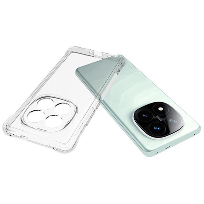 TPU чохол GETMAN Ease logo посилені кути Full Camera для Xiaomi Redmi Note 14 Pro 5G Безбарвний (прозорий)