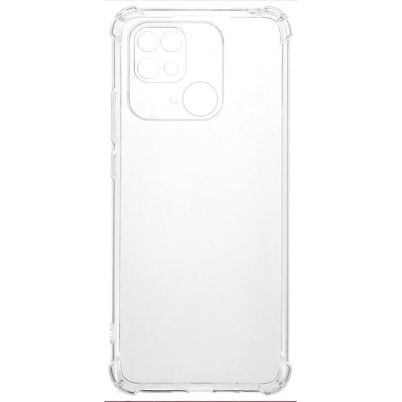 TPU чохол GETMAN Ease logo посилені кути Full Camera для Xiaomi Redmi 10C Безбарвний (прозорий)