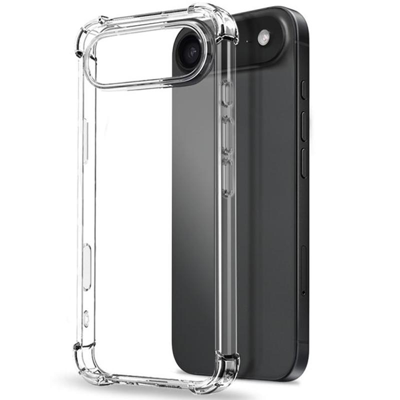 TPU чохол GETMAN Ease logo посилені кути для Apple iPhone 17 Air (6.5") Безбарвний (прозорий)